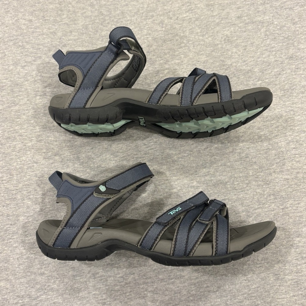 Teva Tirra Sport Sandals Women's Size 9 Gray/Blue Casual Comfort Water F27118B - Picture 3 of 9